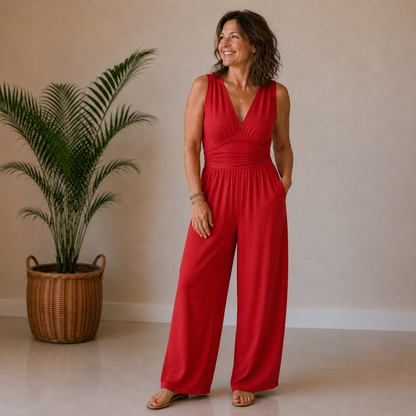 Charity | No-Cling Soft Stretch Jumpsuit