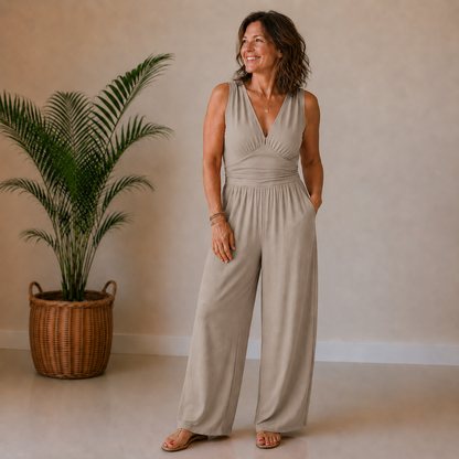 Charity | No-Cling Soft Stretch Jumpsuit