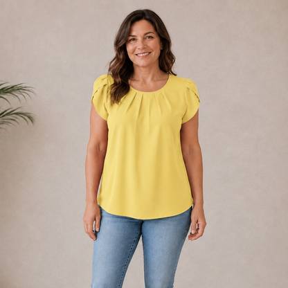 Lauren | Soft Pleat Top