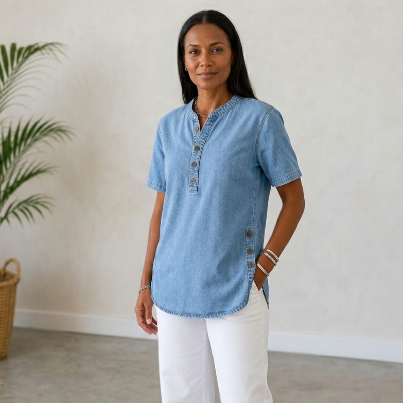 Maya | Relaxed Longline Blouse