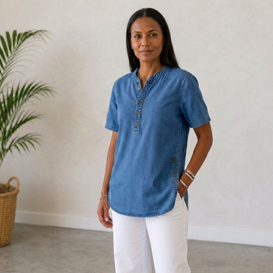 Maya | Relaxed Longline Blouse