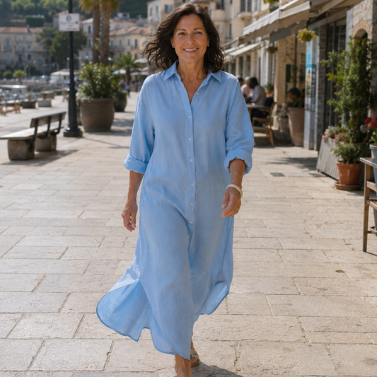Summer | Breezy Button Shirt Dress